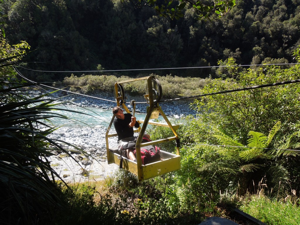 Cage river crossing
