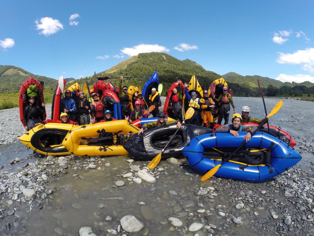 Inaugral packrafting meet-up in New&nbsp;Zealand